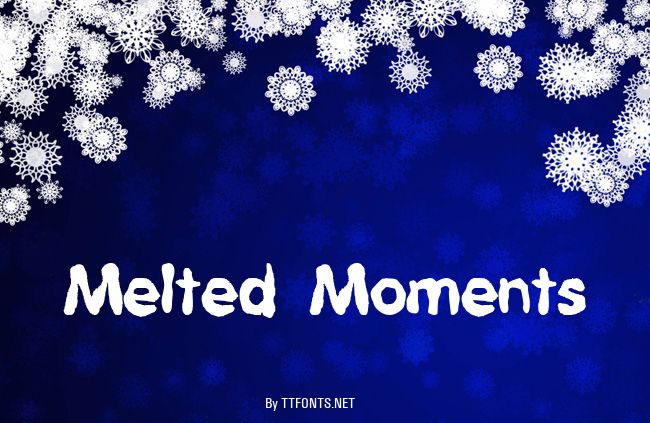 Melted Moments example
